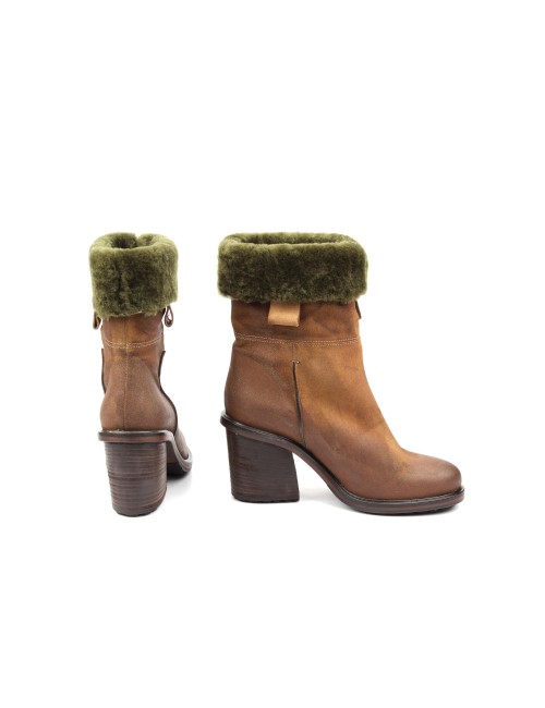 STIVALETTO CON PELO A2522