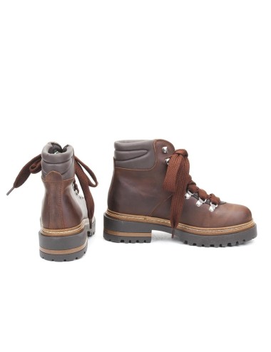 ALPEN SCHNUERSTIEFELETTE MIT FELL RESIA