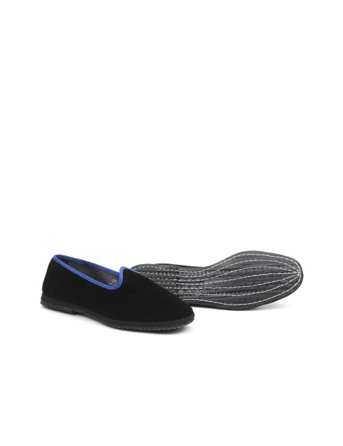 MOCASSINO NERO BLU