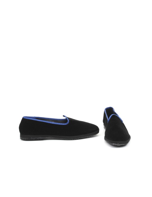 MOCASSINO NERO BLU