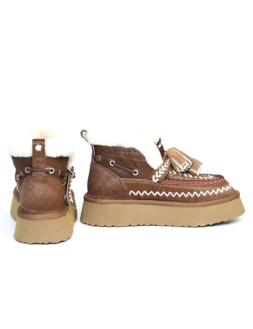 FURRY ANKLE BOOT DFH-12