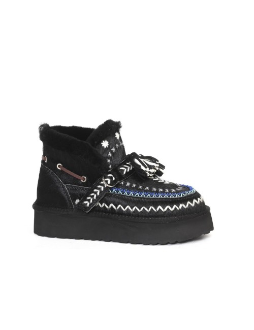 FURRY ANKLE BOOT DFH-12