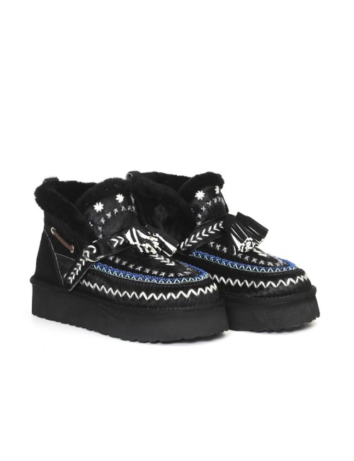 FURRY ANKLE BOOT DFH-12