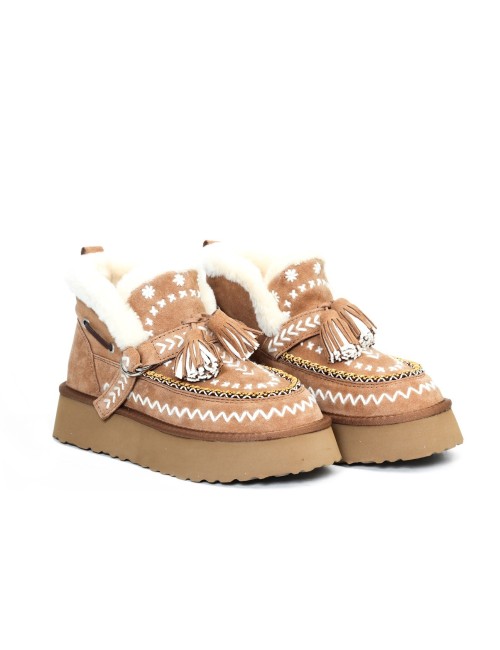 FURRY ANKLE BOOT DFH-11