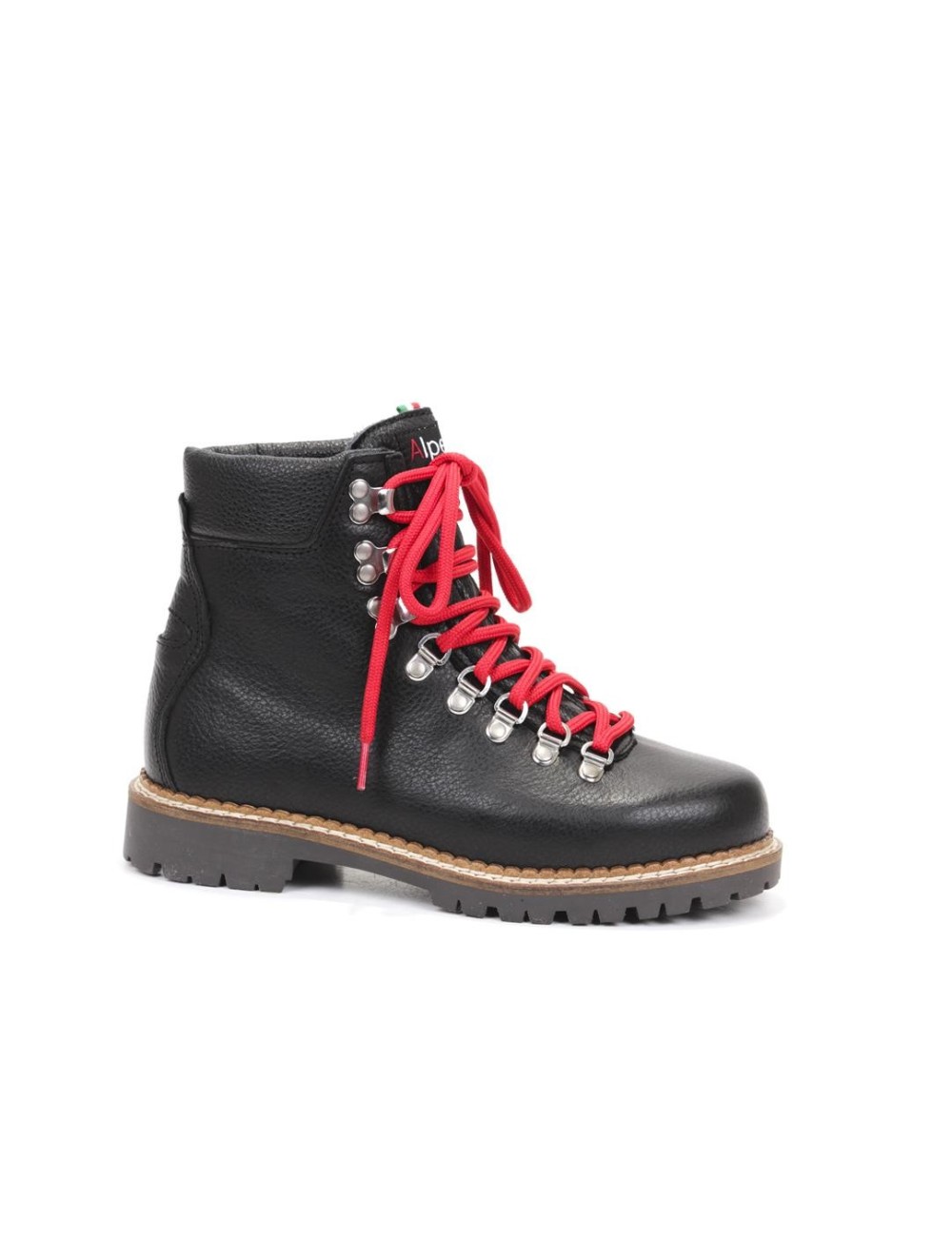 SCHNUERSTIEFELETTE MIT FELL LIVIGNO