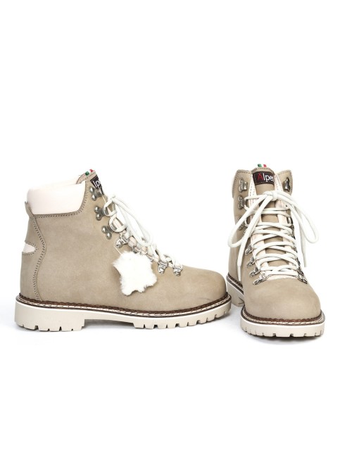 STIEFELETTE MIT PELZ LIVIGNO