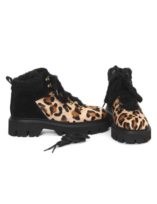 STIEFELETTE MIT PELZ CASSIOPEA