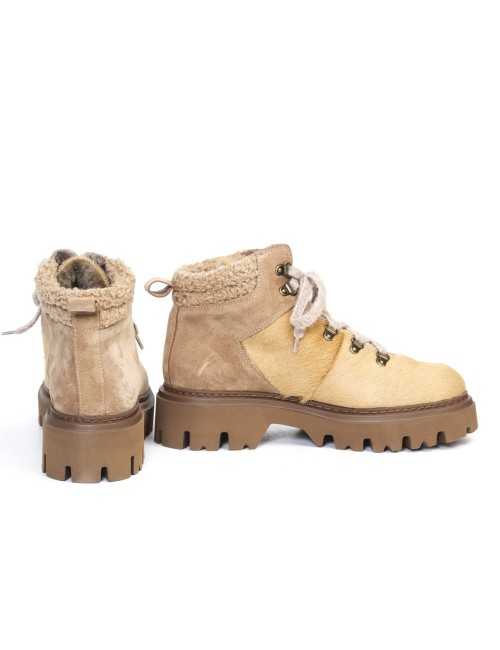 STIEFELETTE MIT PELZ CASSIOPEA