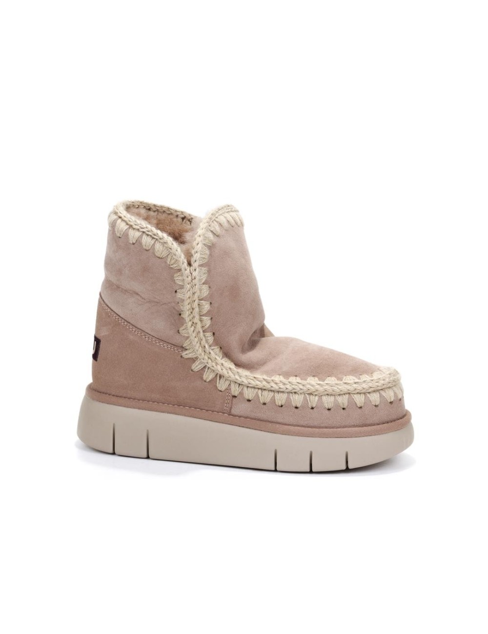 STIVALETTO CON PELO ESKIMO