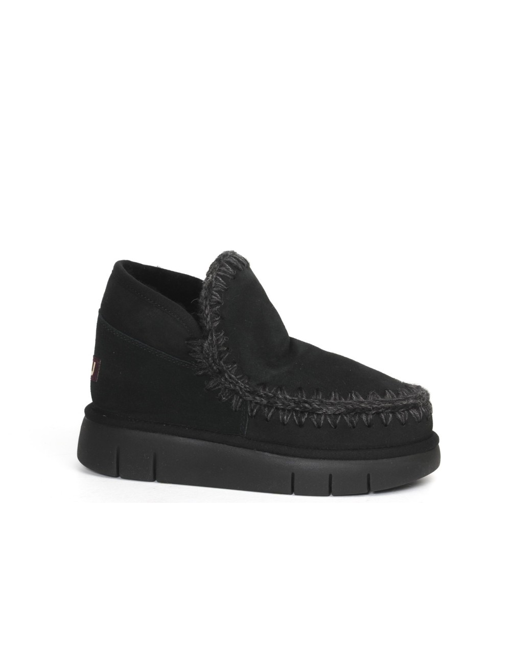 STIVALETTO CON PELO ESKIMO