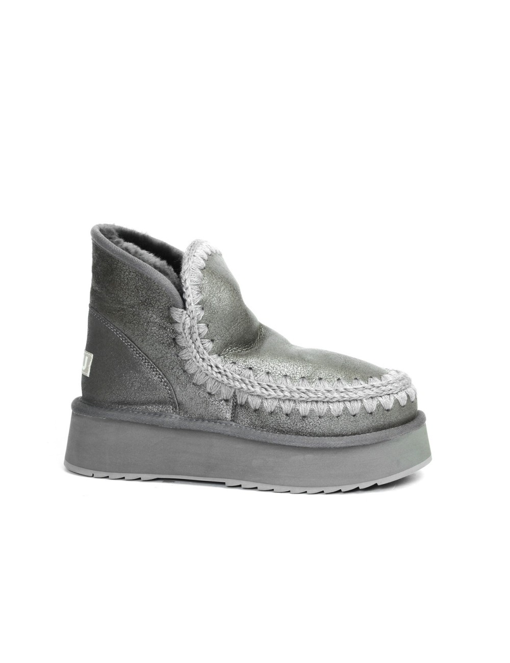 STIVALETTO CON PELO MINI ESKIMO