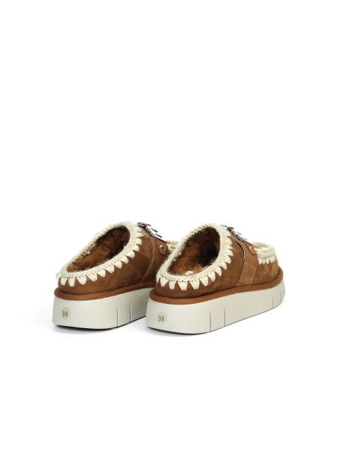 FURRY SLIPPER ESKIMO METAL LOGO