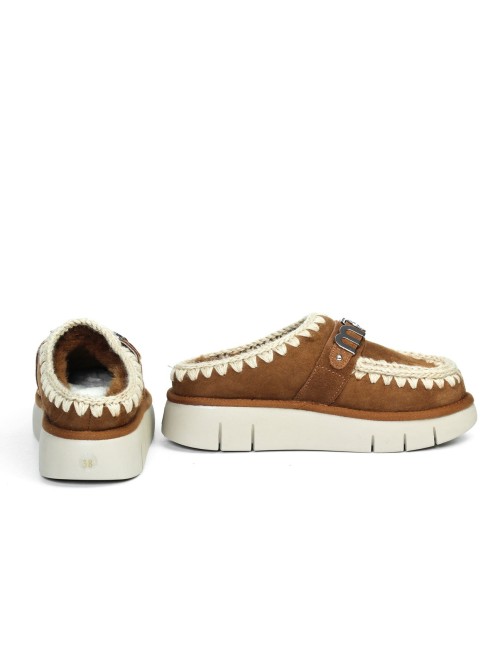 FURRY SLIPPER ESKIMO METAL LOGO